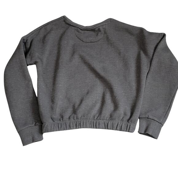 Girls Calvin Klein Performance Gray Long Sleeve Sweatshirt L 12/14 - Picture 2 of 5